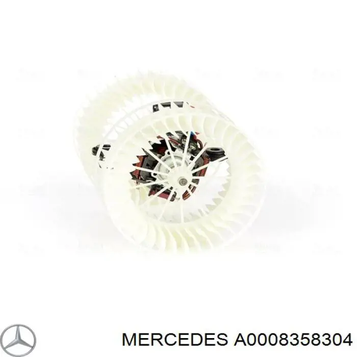 Двигун вентилятора пічки (обігрівача салону) Mercedes A0008358304 ціна, від 53.83 USD