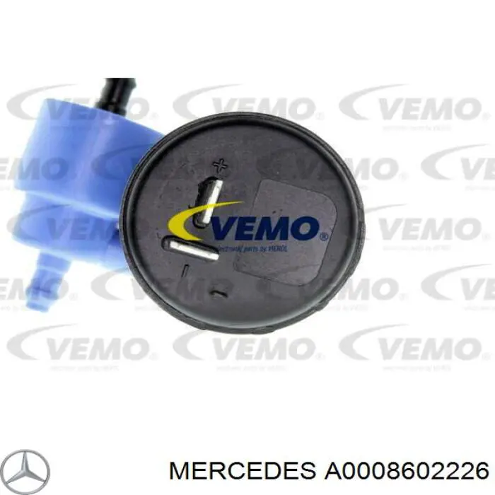 0008602226 Mercedes насос-двигун омивача скла, переднього