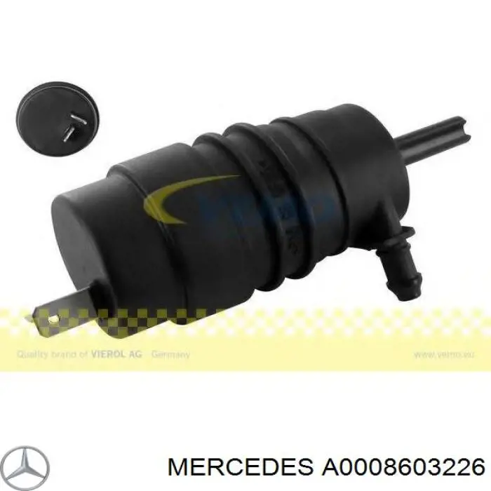 A0008603226 Mercedes Мотор омивача
