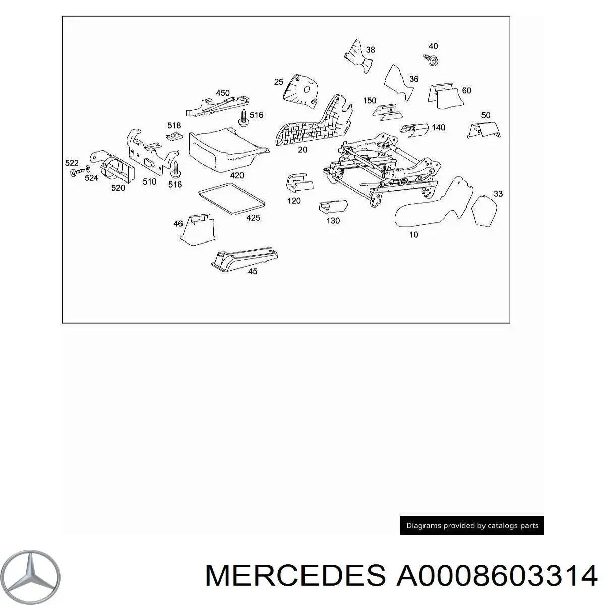  A0008603314 Mercedes