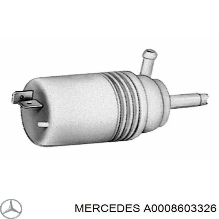 Купити A0008603326 Mercedes Мотор омивача лобового скла