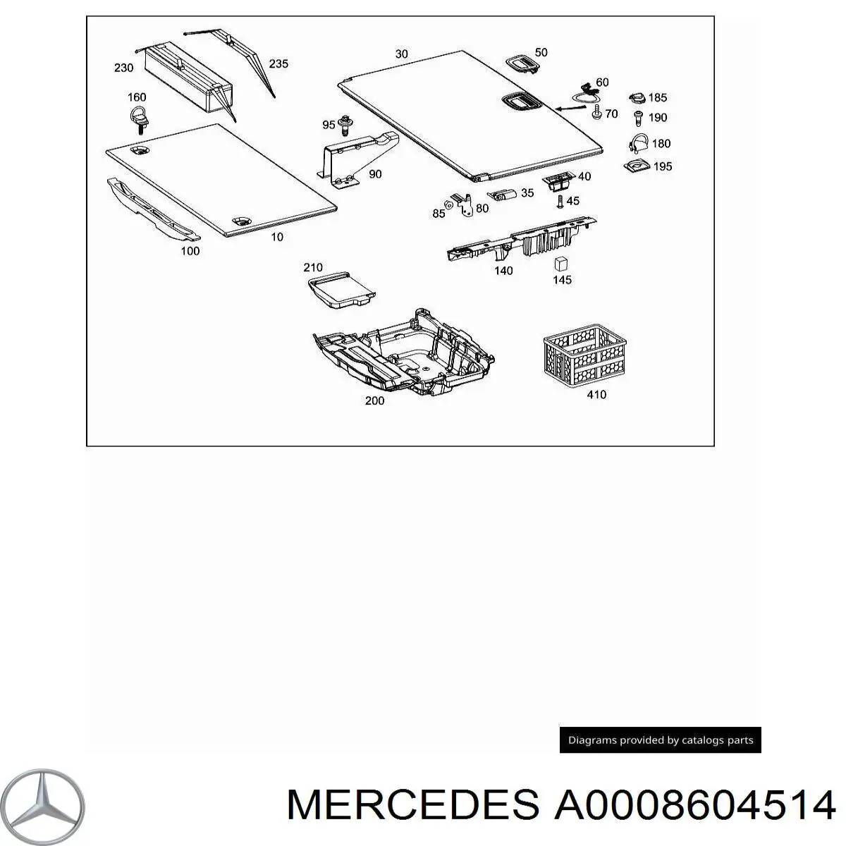  Mercedes A00086045149051 ціна, від 29.37 USD