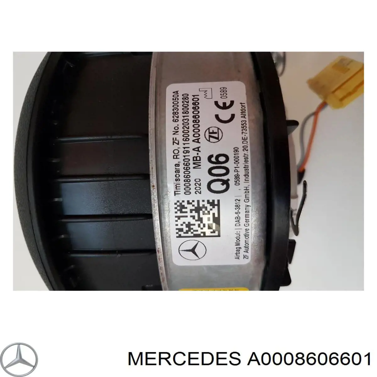 Подушка безпеки, водійська, AIRBAG A0008606601 Mercedes