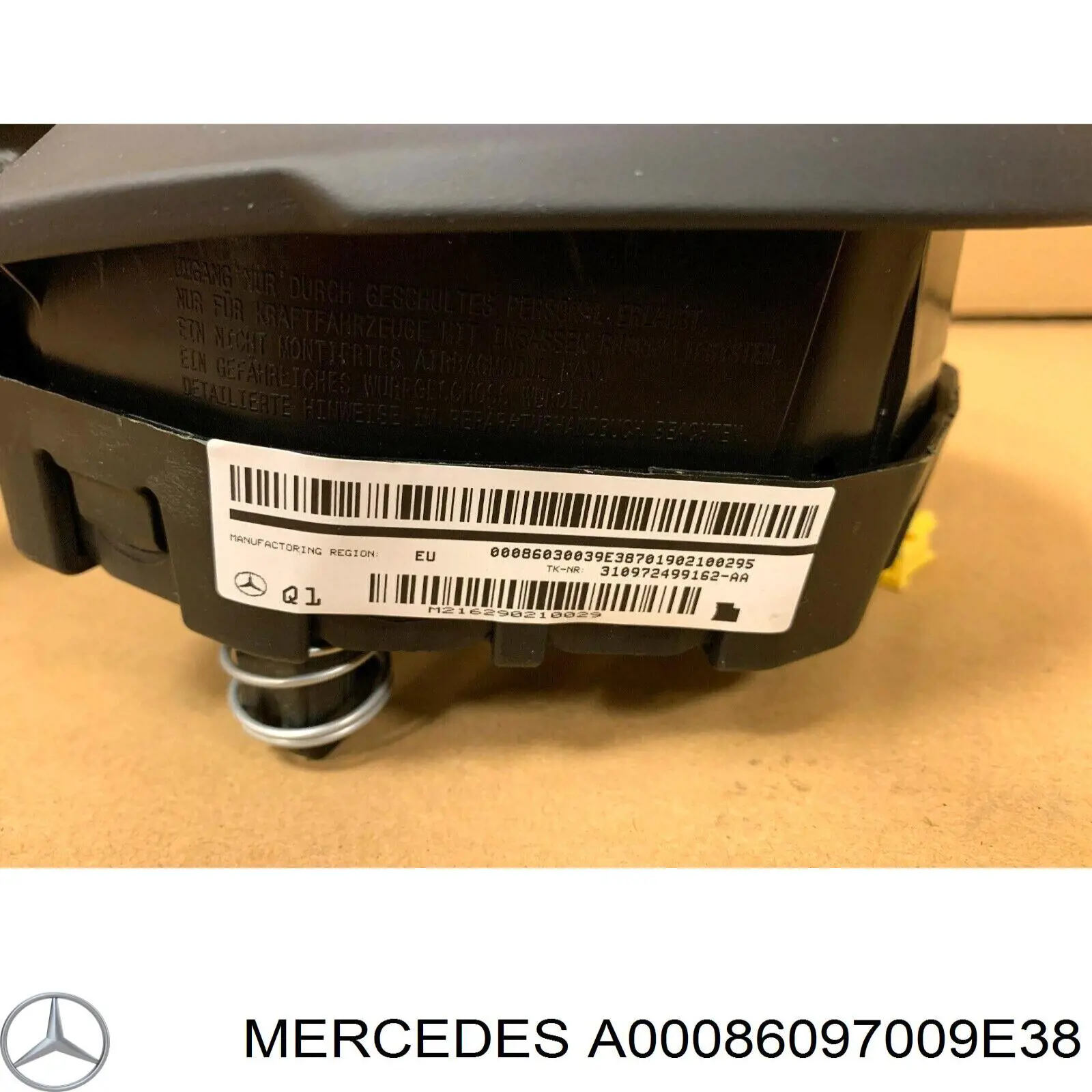 A0008609700 Mercedes Подушка безпеки, водійська, AIRBAG
