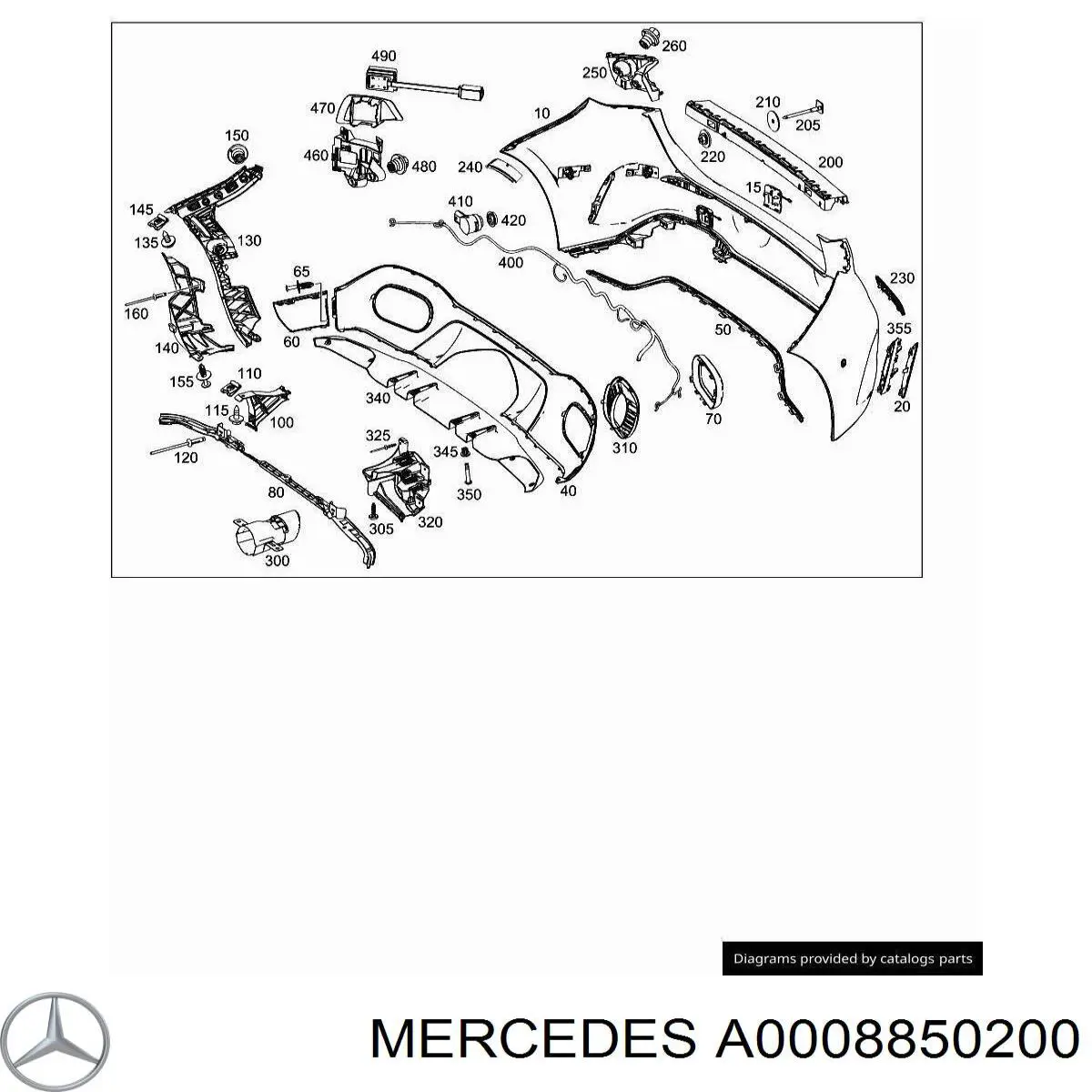 A0008850200 Mercedes 