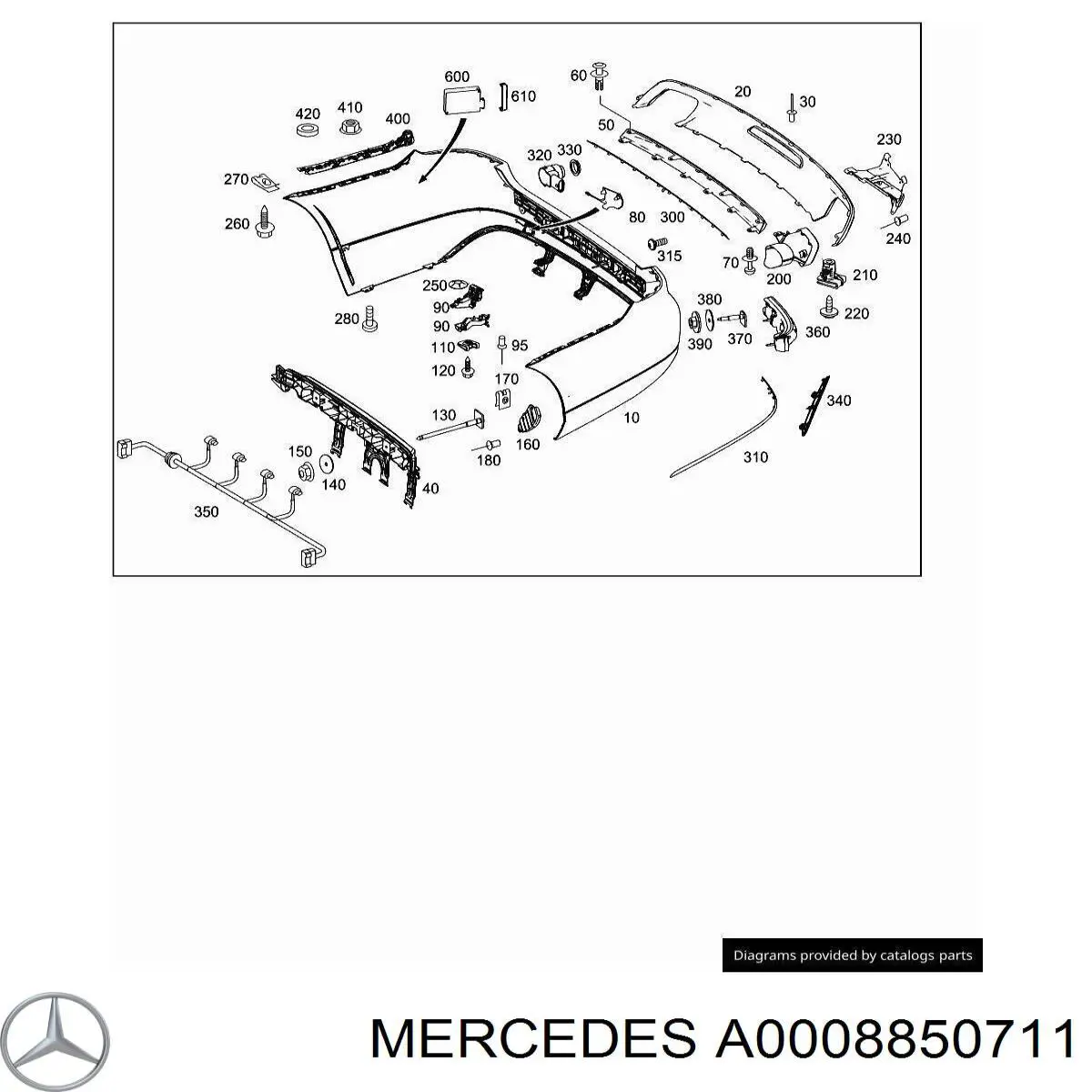 A0008850711 Mercedes 