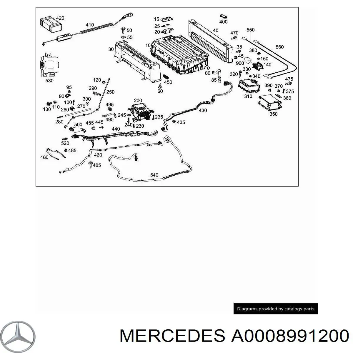 A0008991200 Mercedes 