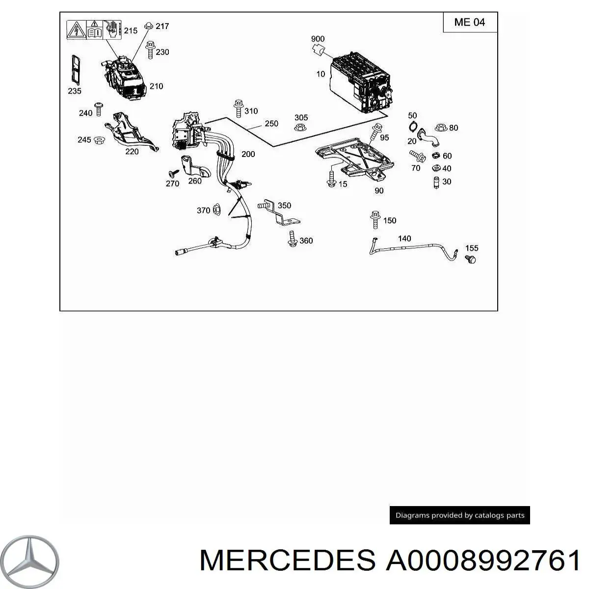 A0008992761 Mercedes 