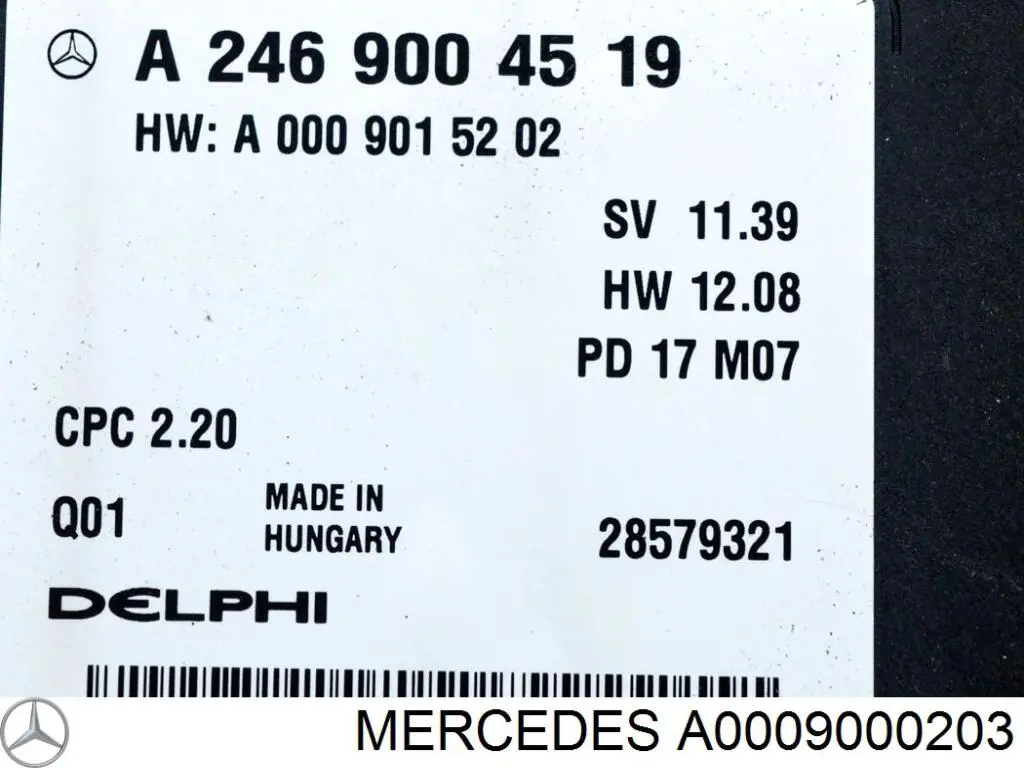 Блок управління акпп Mercedes A000900360664 ціна, від 38.01 USD