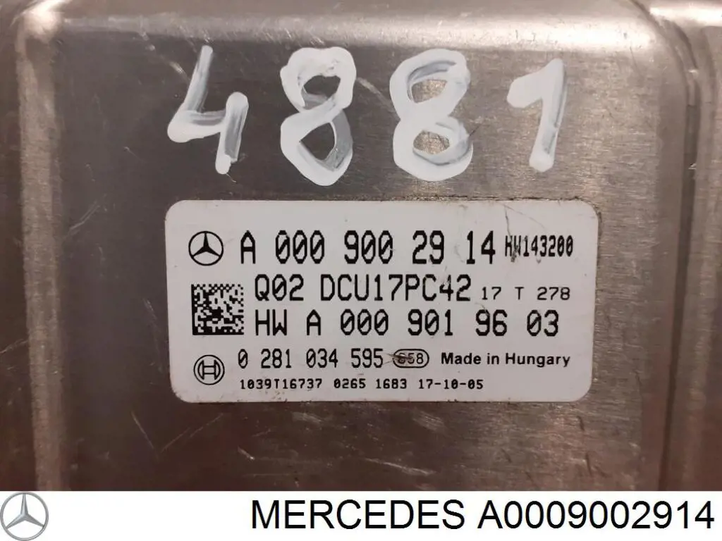  Mercedes A0009002914 ціна, від 50.68 USD