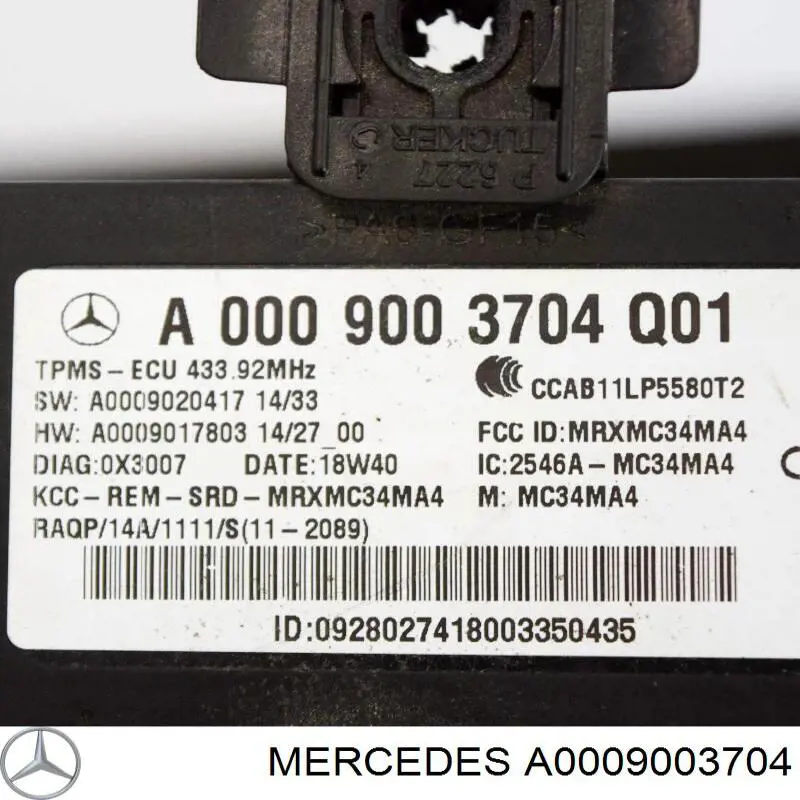 Купити A0009003704 Mercedes Блок системи контролю тиску в шинах