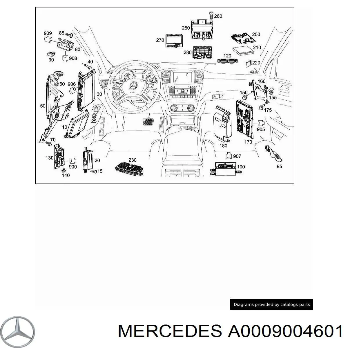 A0009004601 Mercedes 
