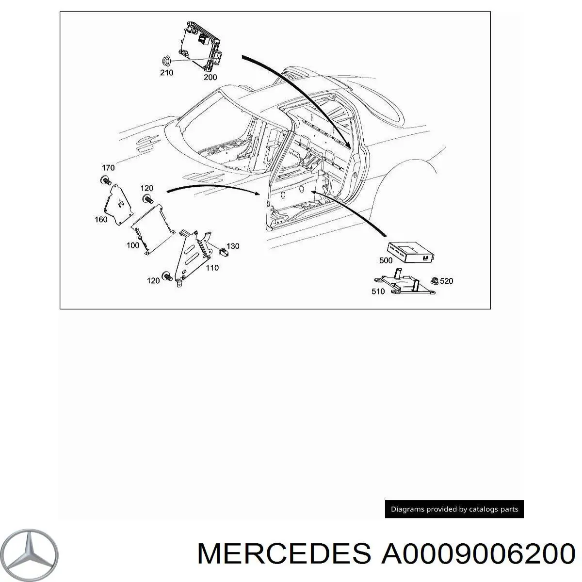  Mercedes A0009005602 ціна, від 186.46 USD