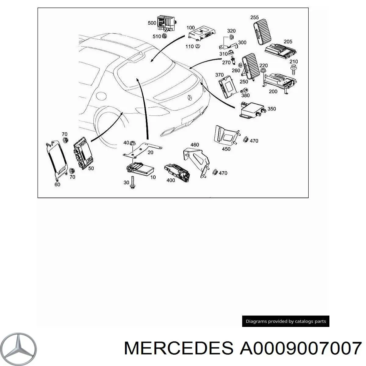 A0009003500 Mercedes 