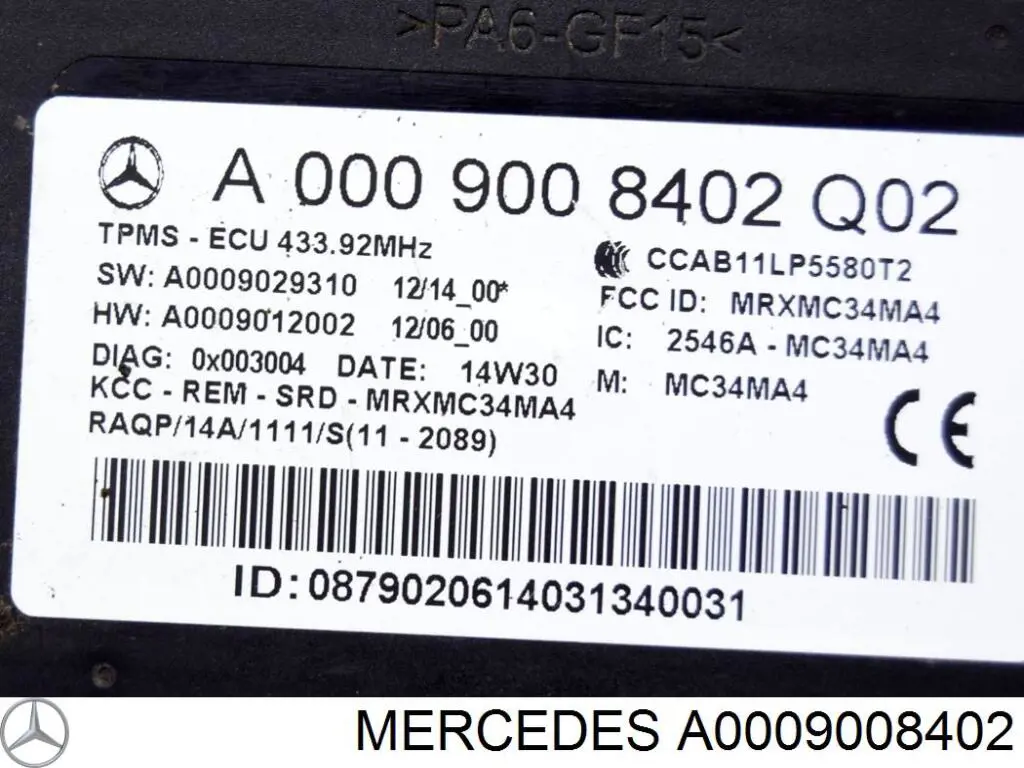 Купити A0009008402 Mercedes Блок системи контролю тиску в шинах