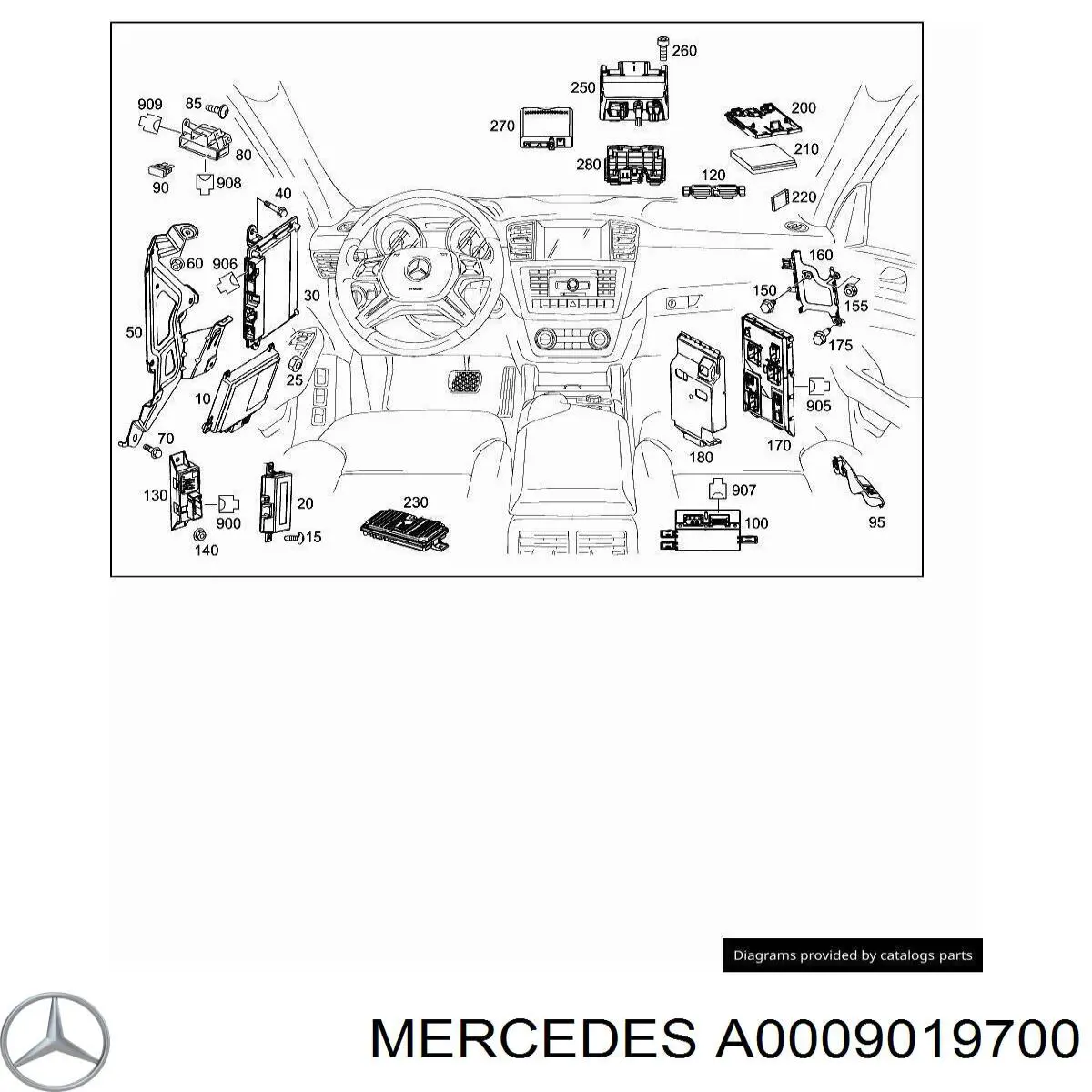  A0009019700 Mercedes