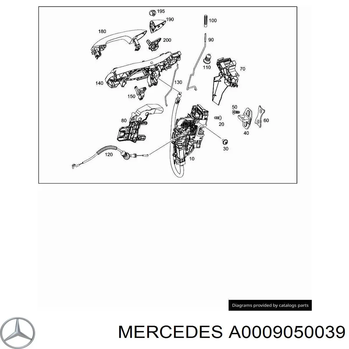 A0009050039 Mercedes 