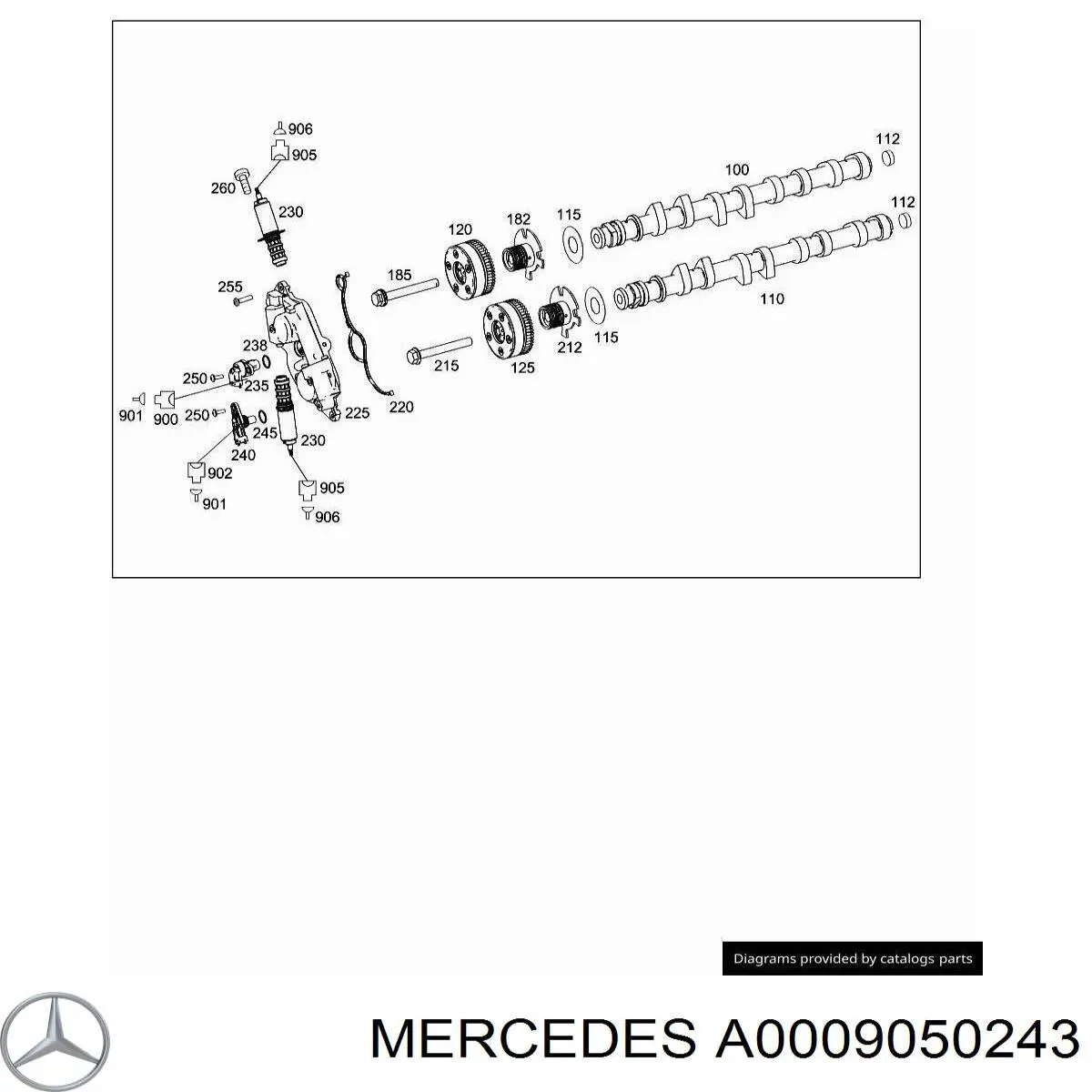 Купити A0009050243 Mercedes ДПРВ