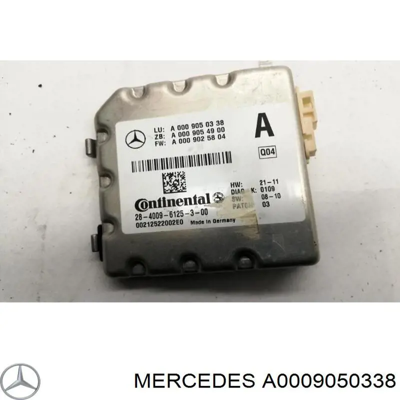 A0009050338 Mercedes модуль керування камерою