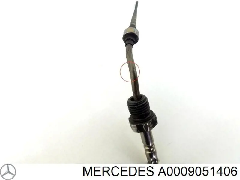 Купити A0009054109 Mercedes Датчик температури відпрацьованих газів (ВГ), перед турбіною