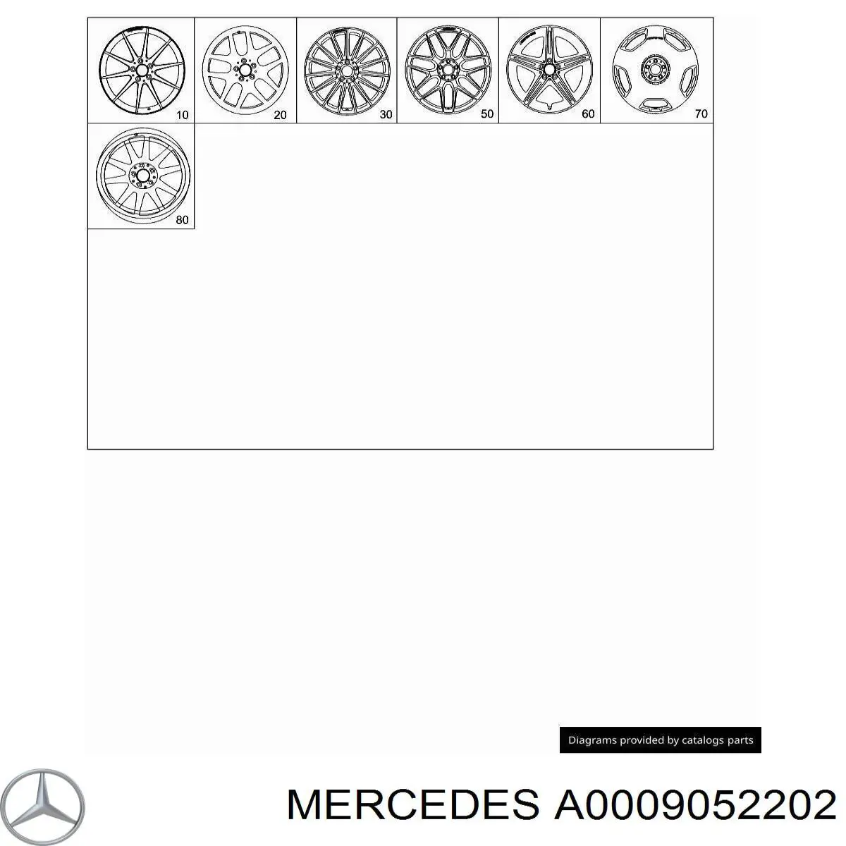 A0009052202 Mercedes 