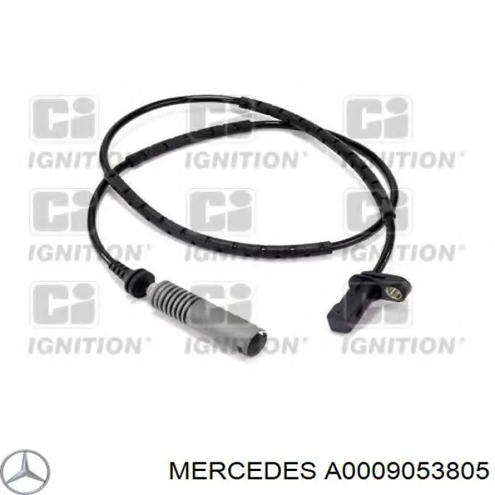 A0009053805 Mercedes Датчик температури відпрацьованих газів (ВГ), перед турбіною