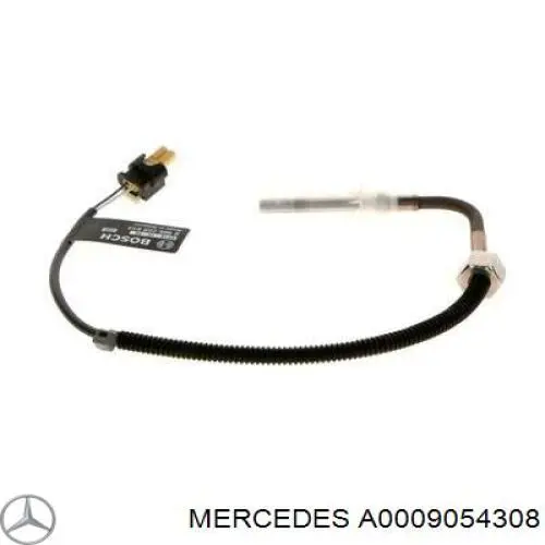 Купити A0009054308 Mercedes Датчик температури відпрацьованих газів (ВГ), до каталізатора