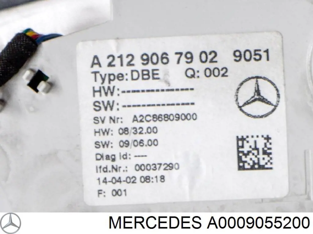 A0009055200 Mercedes 