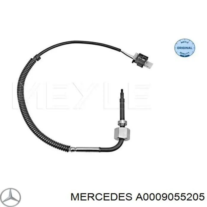 A0009055205 Mercedes датчик температури відпрацьованих газів (вг, до каталізатора)