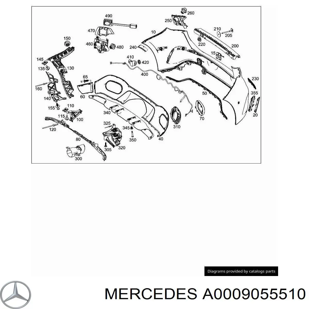 A0009055510 Mercedes 