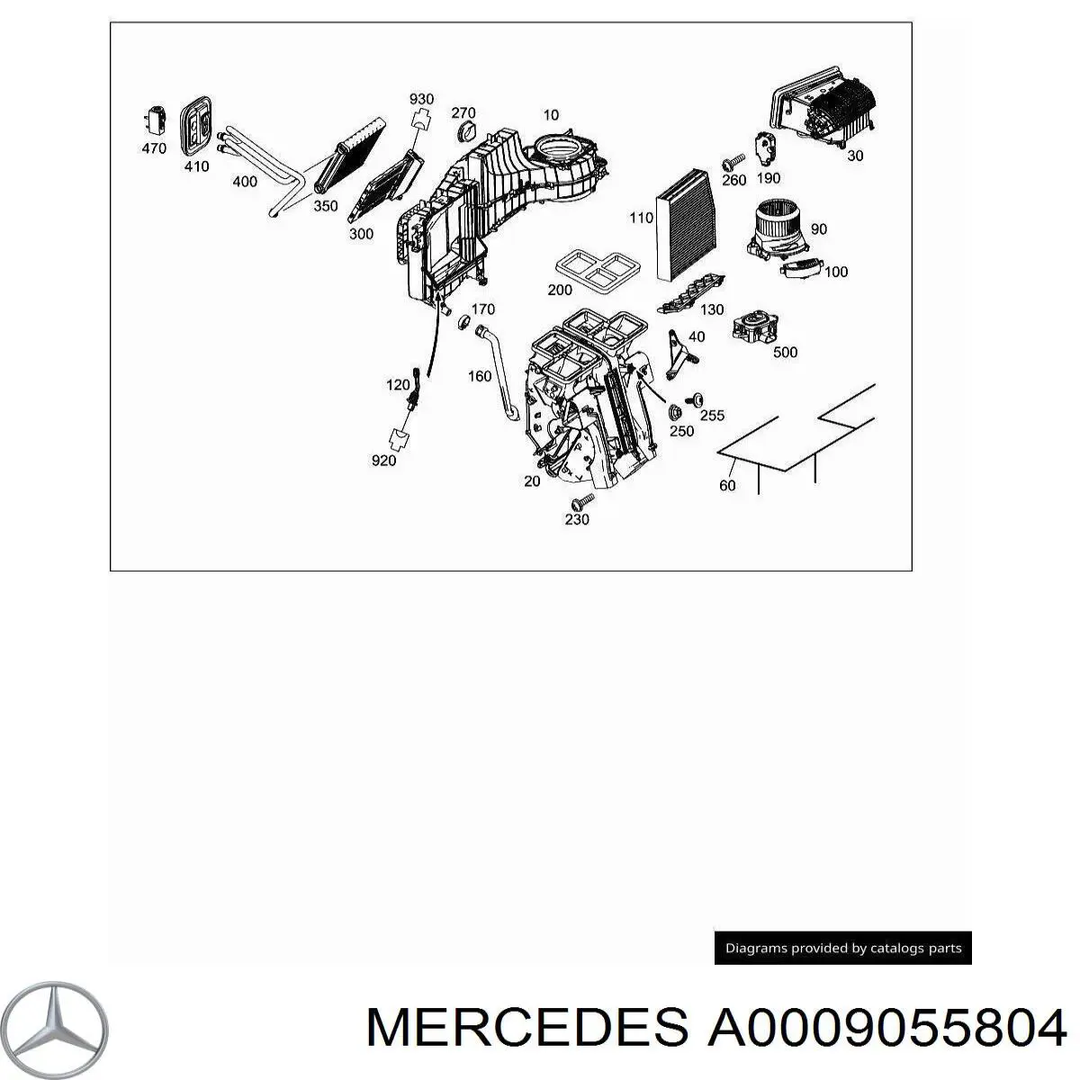 Купити A0009055804 Mercedes 