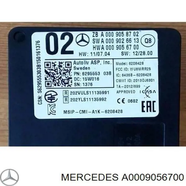 A0009056700 Mercedes 