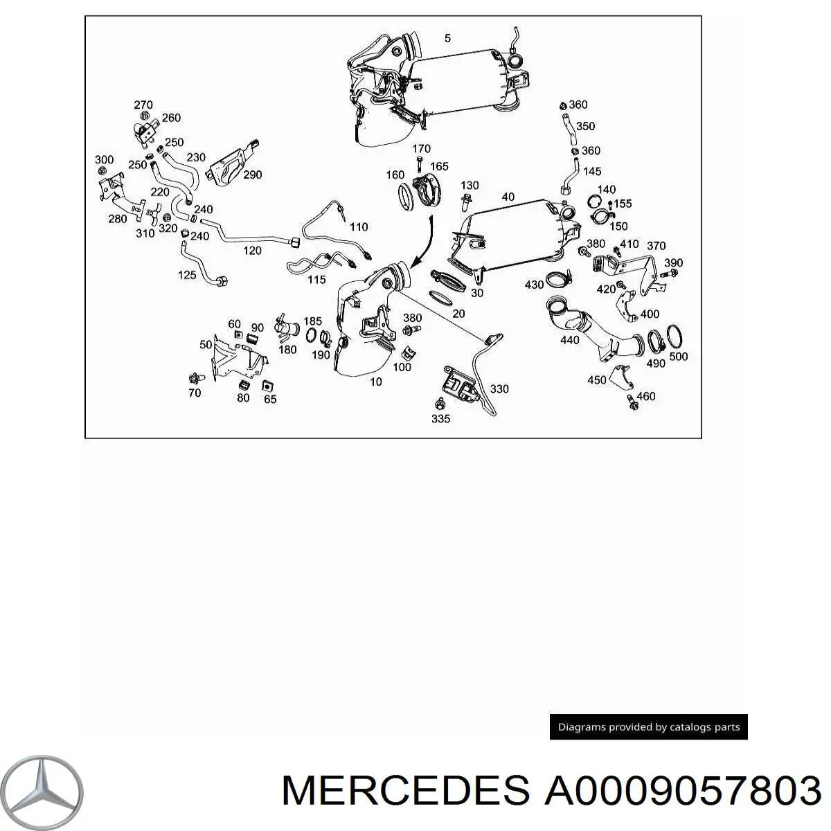 A0009057803 Mercedes 