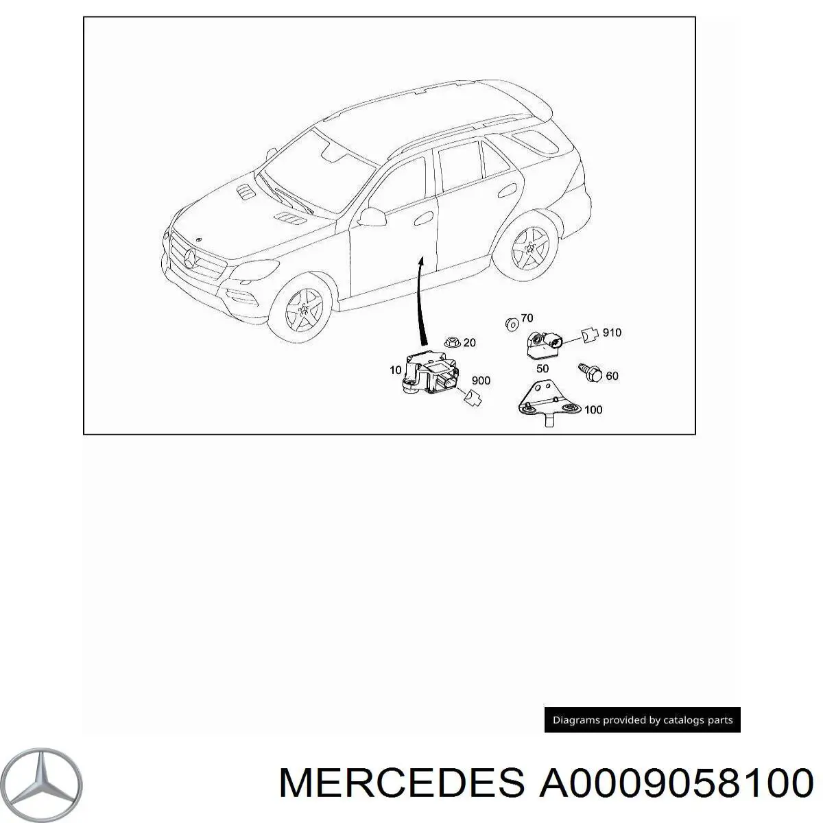 A0009058100 Mercedes 