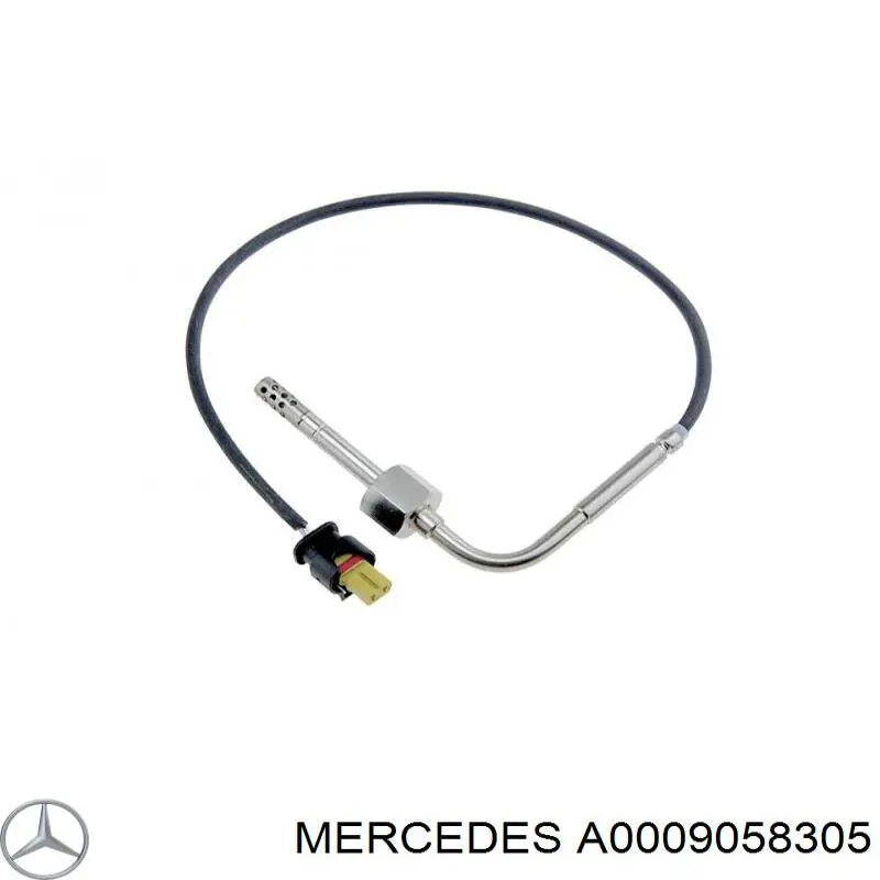 Купити A0009058305 Mercedes Датчик температури відпрацьованих газів (ВГ), перед турбіною
