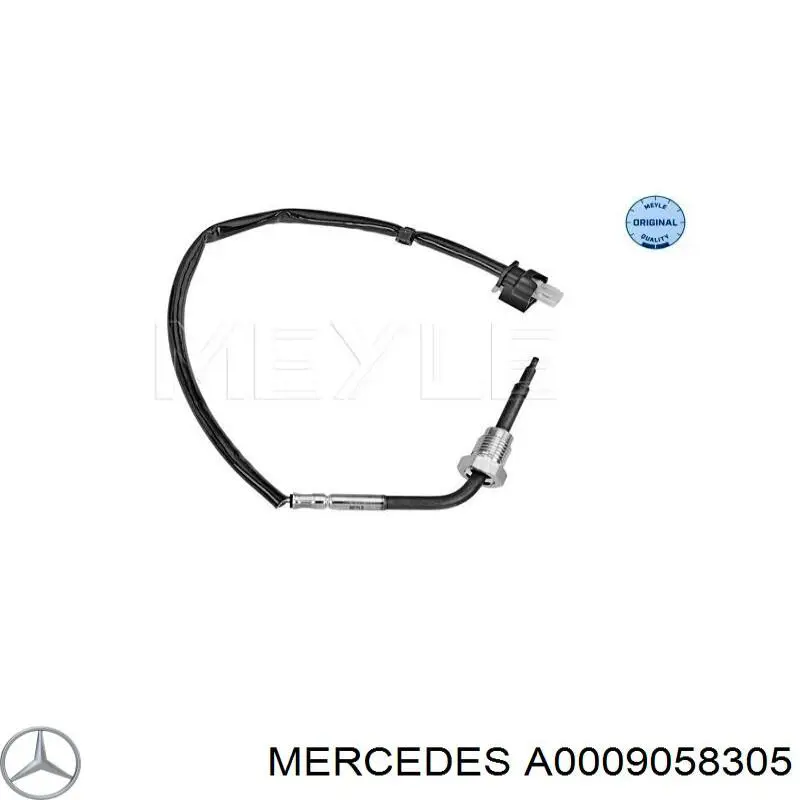 Датчик температури відпрацьованих газів (ВГ), перед турбіною Mercedes A0009053801 ціна, від 78.63 USD