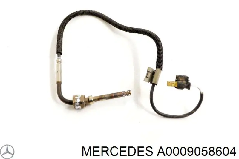 A0009058604 Mercedes датчик температури відпрацьованих газів (вг, до каталізатора)
