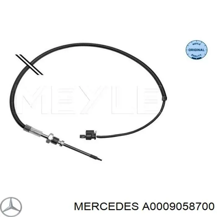 A0009058700 Mercedes датчик температури відпрацьованих газів (вг, в каталізаторі)