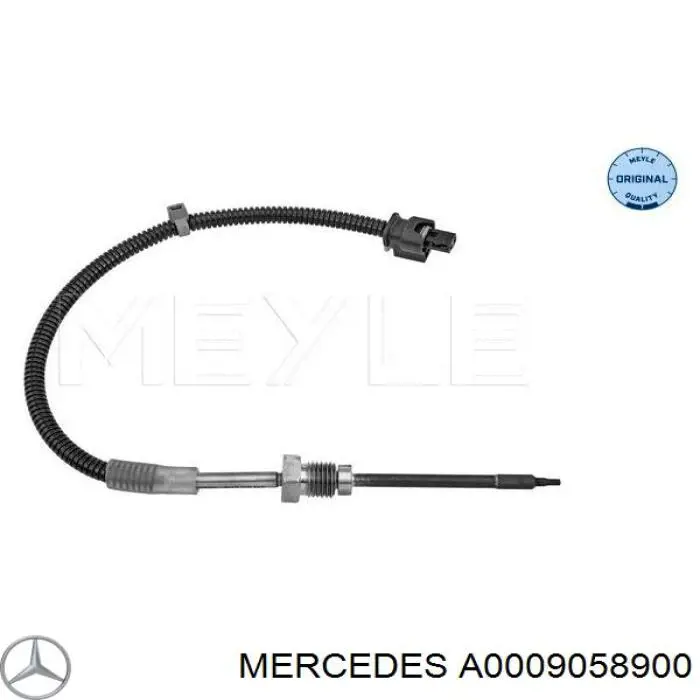 A0009058900 Mercedes датчик температури відпрацьованих газів (вг, в каталізаторі)