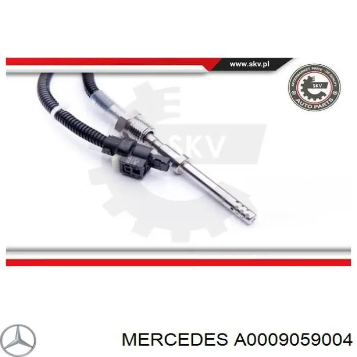 Датчик температури відпрацьованих газів (ВГ), після каталізатора Mercedes A0009059004 ціна, від 63.29 USD
