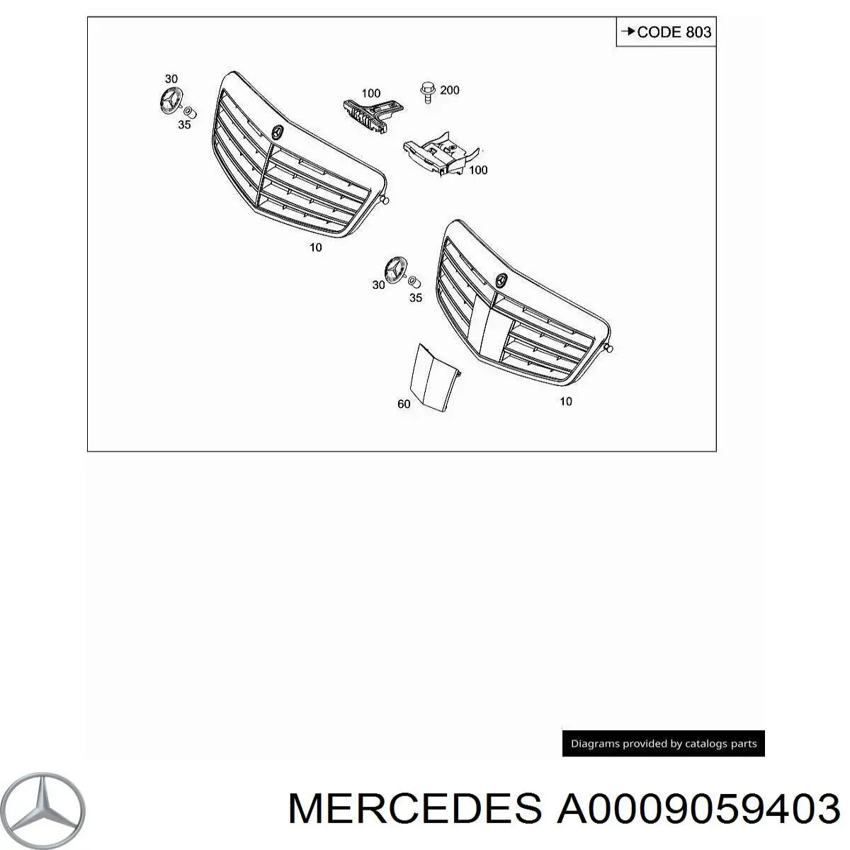  A0009059403 Mercedes