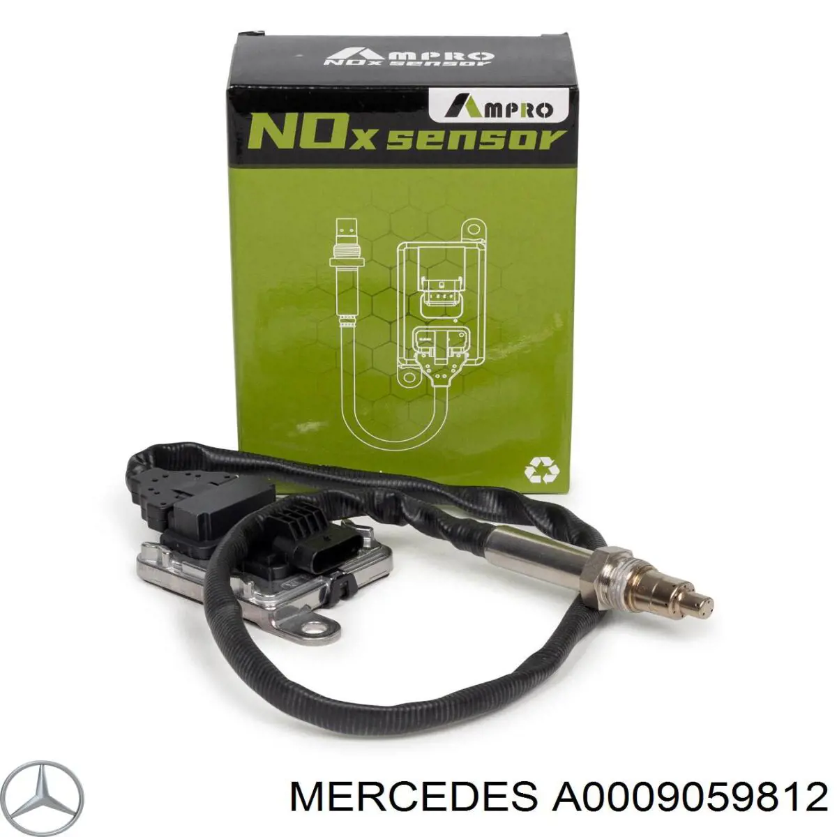A0009059812 Mercedes Датчик оксидів азоту NOX, передній