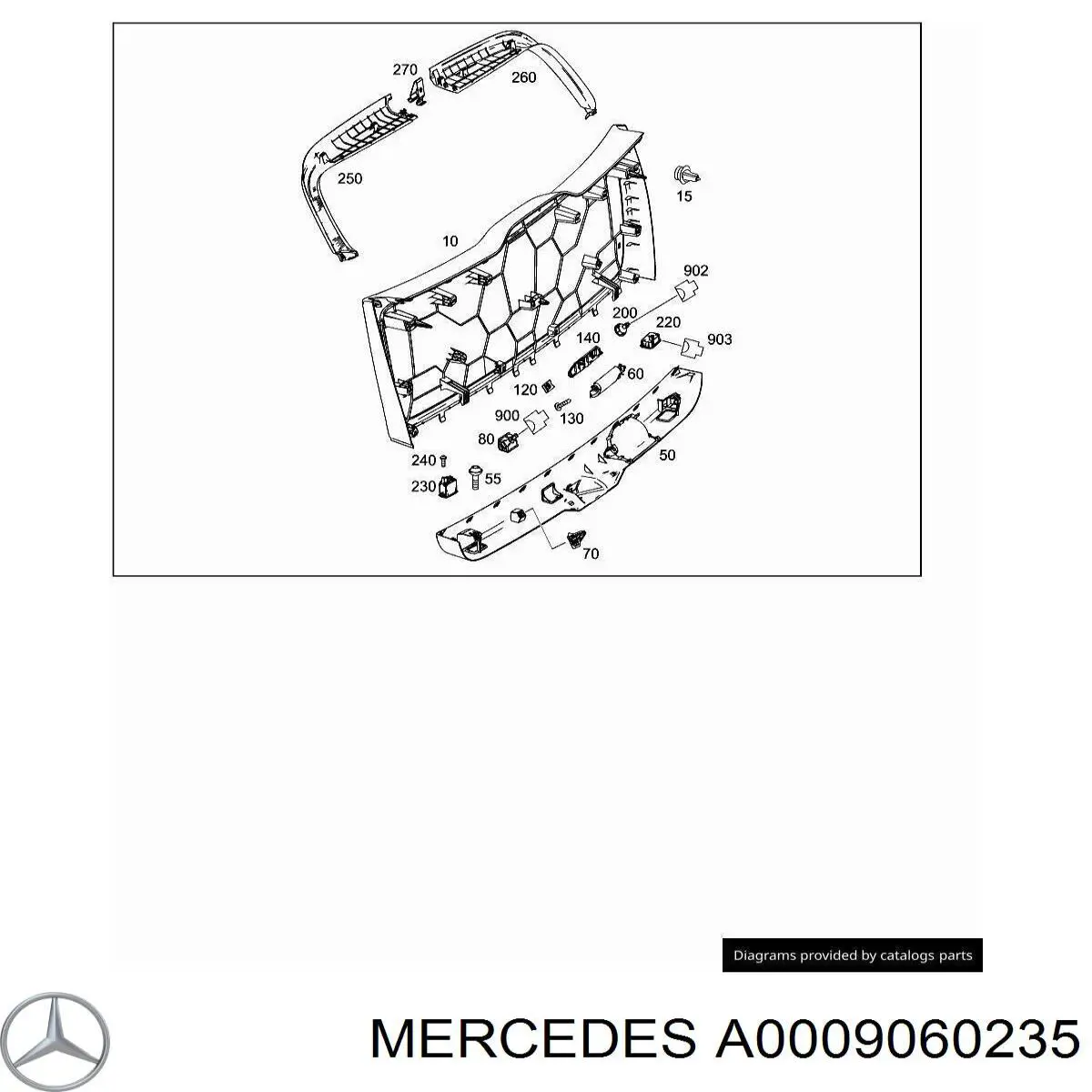 A0009060235 Mercedes 