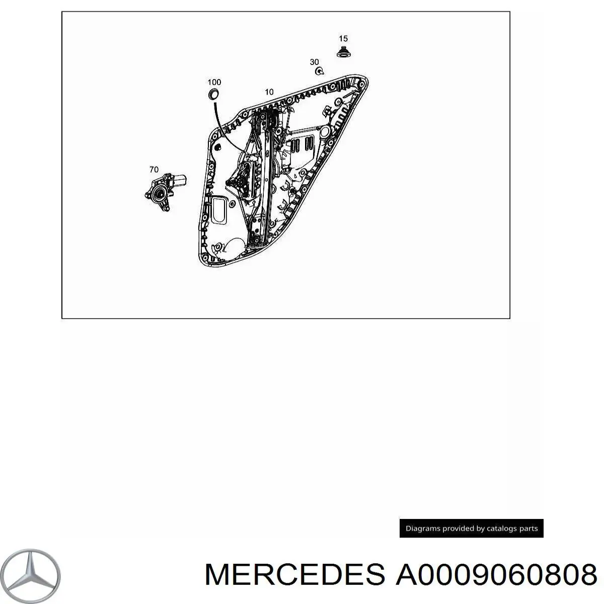 Моторчик склопідйомника двері задніх, лівих Mercedes A0009060808 ціна, від 31.64 USD