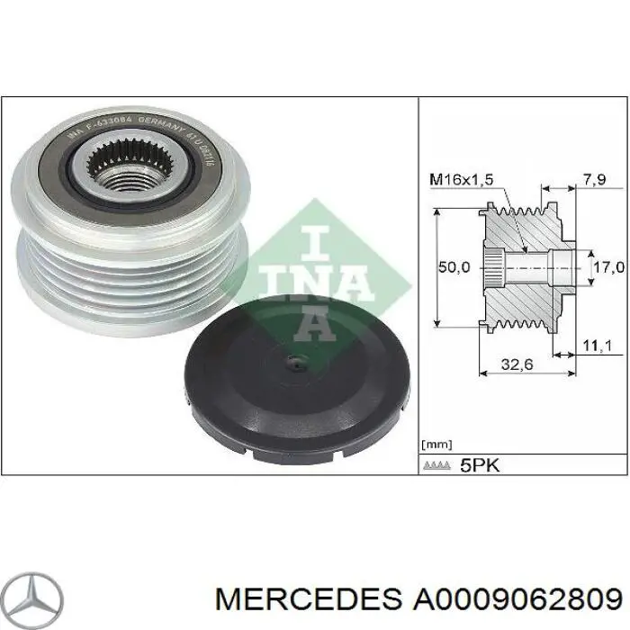  Mercedes A0009062809 ціна, від 328.04 USD