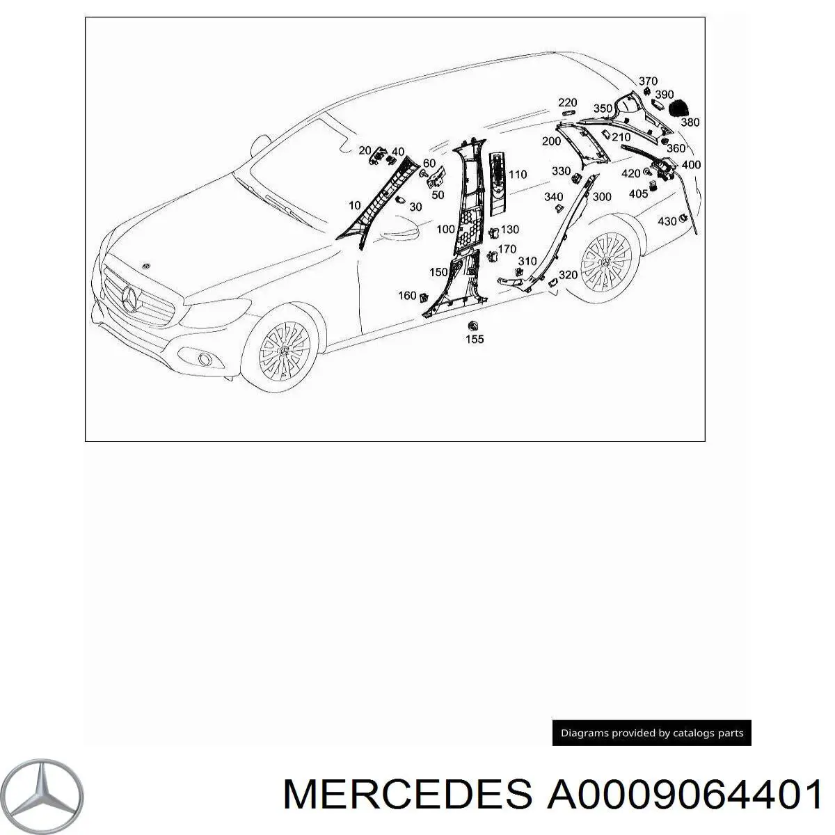  Mercedes A0009064401 ціна, від 7.59 USD