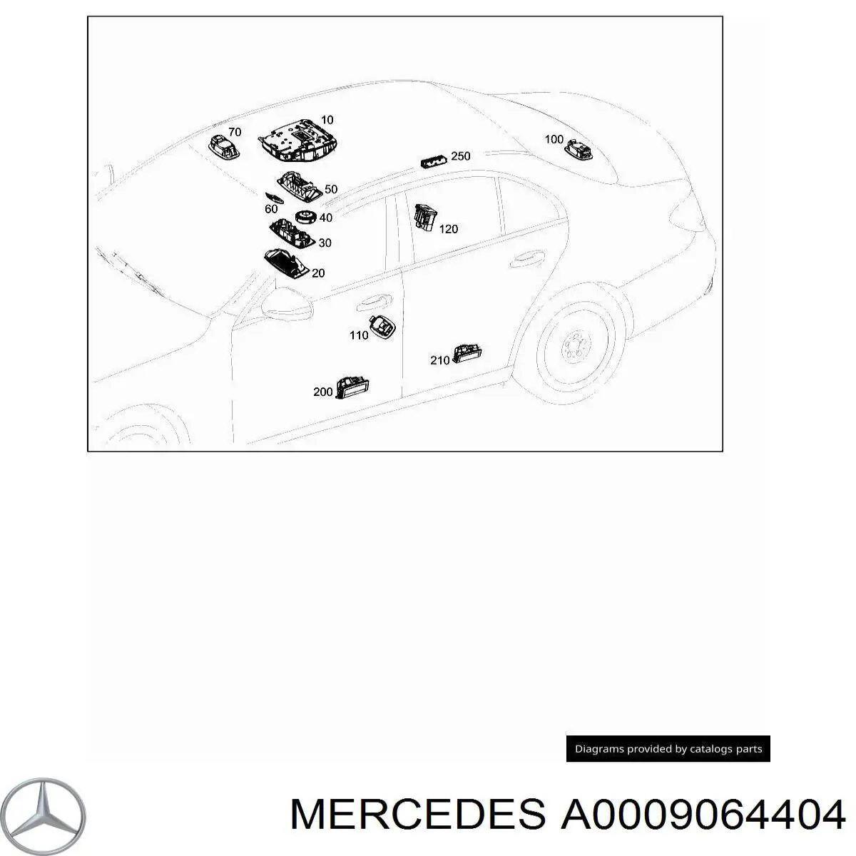  A0009064404 Mercedes