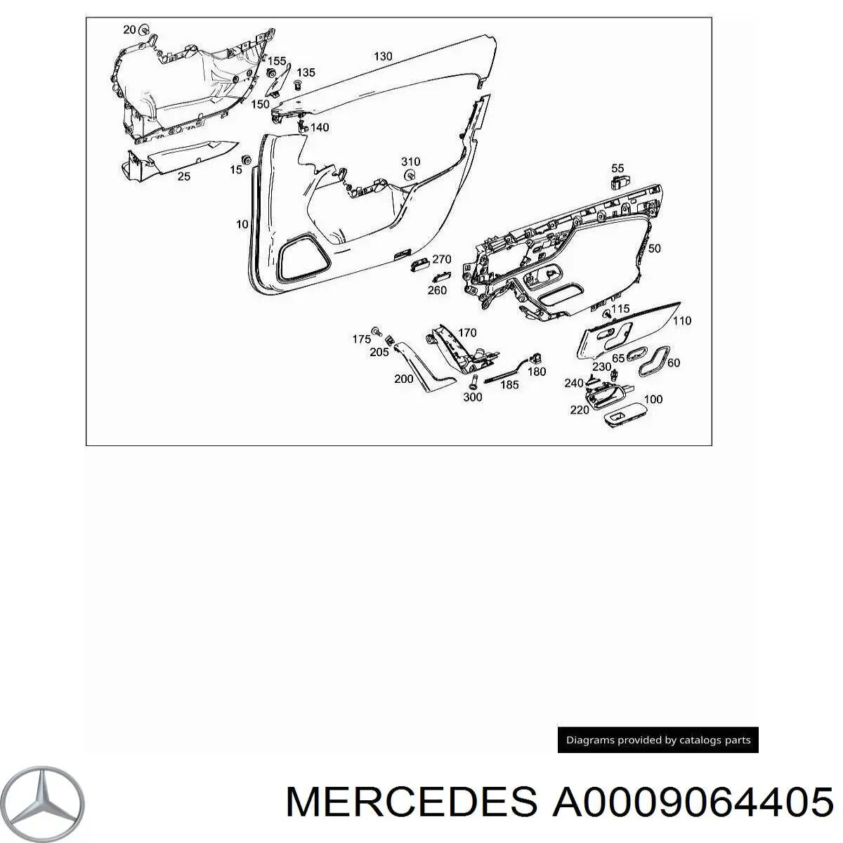  Mercedes A0009064405 ціна, від 31.28 USD