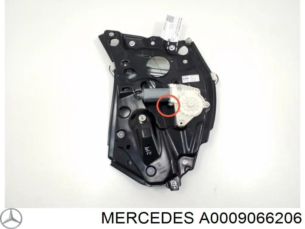 Купити A0009066206 Mercedes Двигун склопідіймача двері передньої, лівої