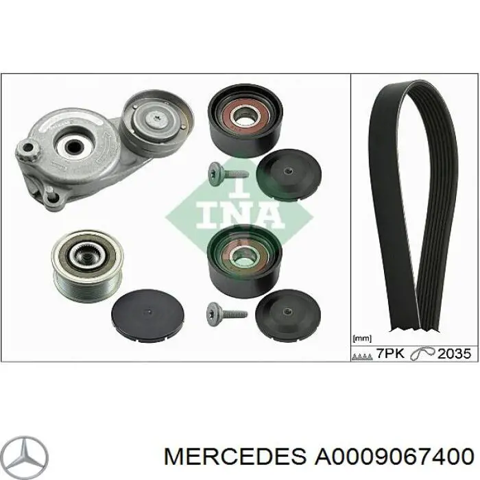 Генератор A0009067400 Mercedes